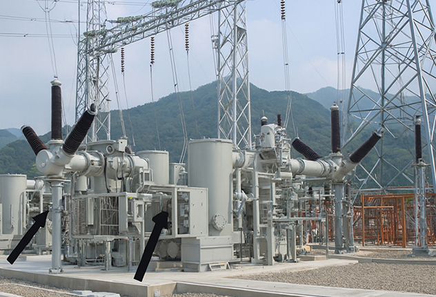 170kV 가스절연개폐장치(GIS) 사진