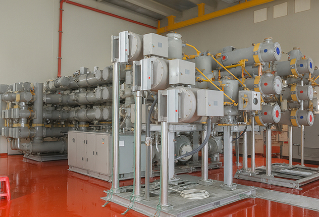 245kV 가스절연개폐장치(GIS) 사진