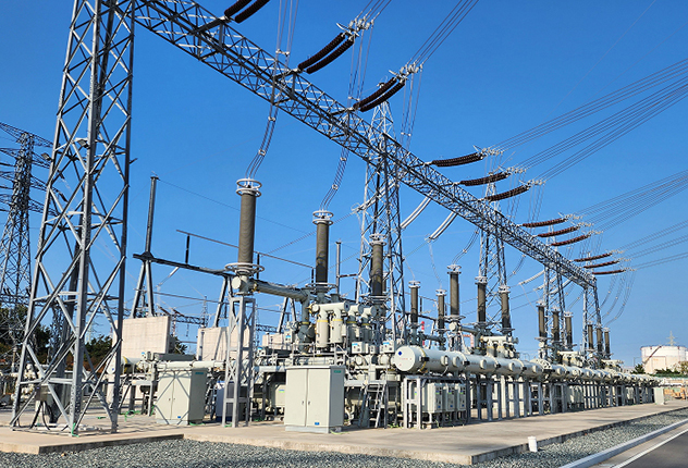 362kV 가스절연개폐장치(GIS) 사진